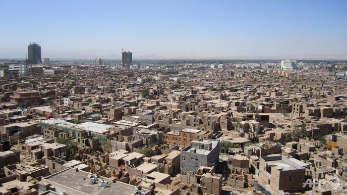Thành phố Kashgar trong khu tự trị Tân Cương, Trung Quốc.