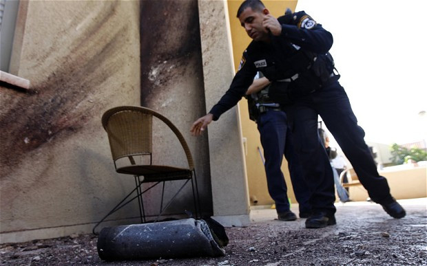 Tổng cộng có 4 quả rocket được bắn từ Gaza vào miền nam Israel hôm 21/3.