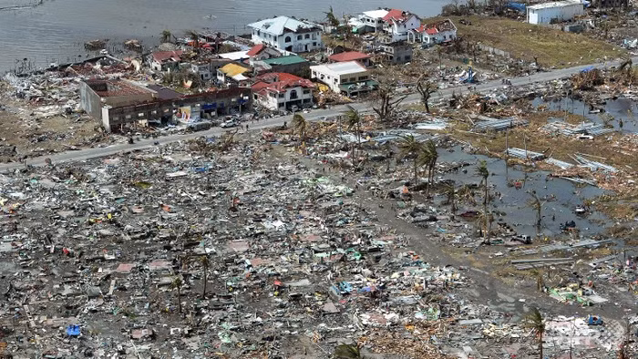 Một góc thành phố Tacloban.