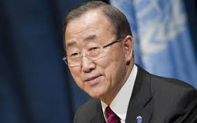 Tổng thư kí Liên Hợp Quốc Ban Ki-moon. Tổng thư kí Liên Hợp Quốc Ban Ki-moon.