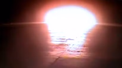 Hình ảnh hiếm hoi về thời điểm đầu của vụ tai nạn thảm khốc.