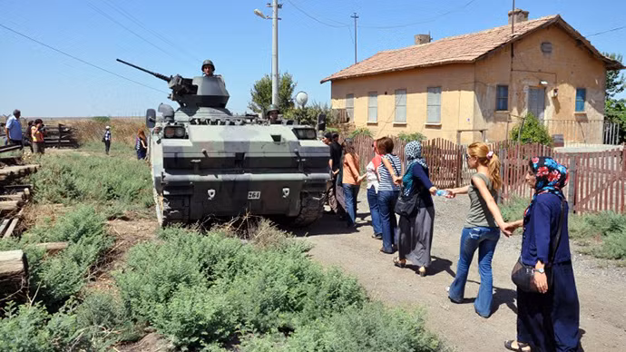 Khu vực sinh sống của người Kurd đang bị đe dọa bởi các phiến quân Hồi giáo cực đoan Syria.