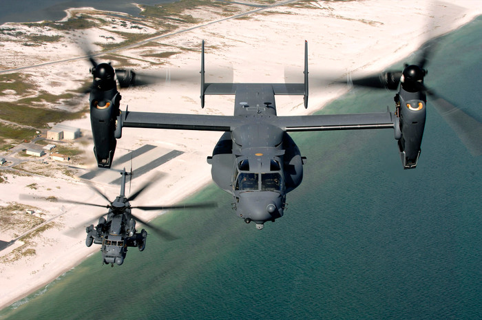 Quân đội Mỹ đang xem xét triển khai CV-22 Osprey tại tỉnh Okinawa trong vòng vài năm tới. Quân đội Mỹ đang xem xét triển khai CV-22 Osprey tại tỉnh Okinawa trong vòng vài năm tới.