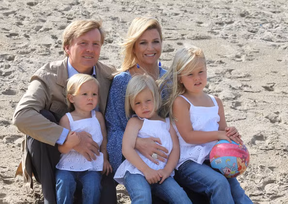 Gia đình Hoàng tử Willem Alexander - người chuẩn bị kế vị ngai vàng Hà Lan.