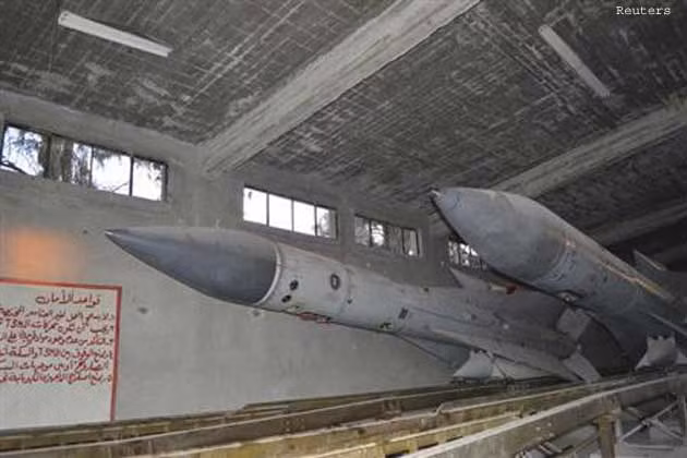 Tên lửa Scud của quân đội Syria.