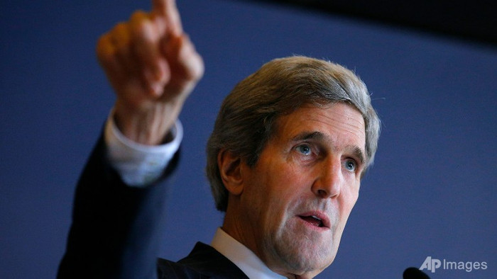 Ngoại trưởng Mỹ phản đối việc đơn phương thành lập ADIZ ở Hoa Đông của Trung Quốc. Ngoại trưởng Mỹ phản đối việc đơn phương thành lập ADIZ ở Hoa Đông của Trung Quốc.