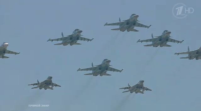Máy bay không quân Nga trong lễ duyệt binh mừng Ngày chiến thắng 9/5 Máy bay không quân Nga trong lễ duyệt binh mừng Ngày chiến thắng 9/5