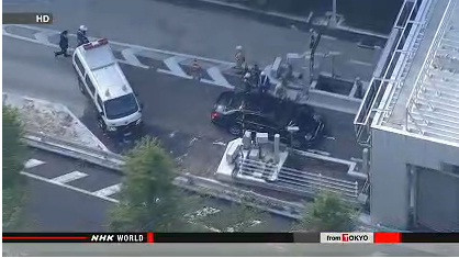 Hiện trường sự cố.