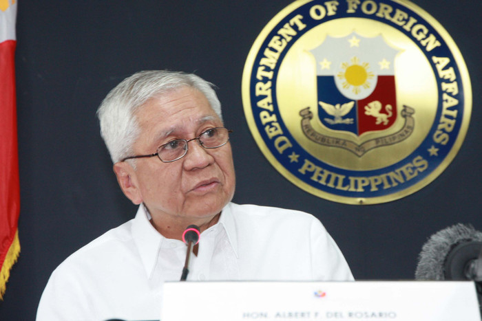 Ngoại trưởng Philippines Albert del Rosario Ngoại trưởng Philippines Albert del Rosario