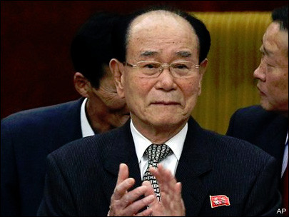 Chủ tịch Quốc hội Triều Tiên Kim Yong-nam.