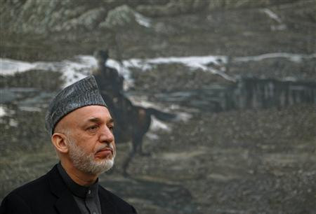 Tổng thống Afghanistan Hamid Karzai. Tổng thống Afghanistan Hamid Karzai.