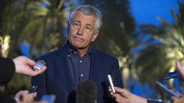 Bộ trưởng Quốc phòng Mỹ Chuck Hagel. Bộ trưởng Quốc phòng Mỹ Chuck Hagel.