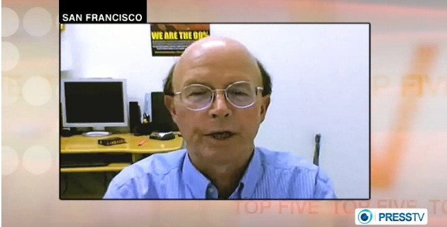 Nhà phân tích Richard Becker trong cuộc phỏng vấn với Press TV. Nhà phân tích Richard Becker trong cuộc phỏng vấn với Press TV.