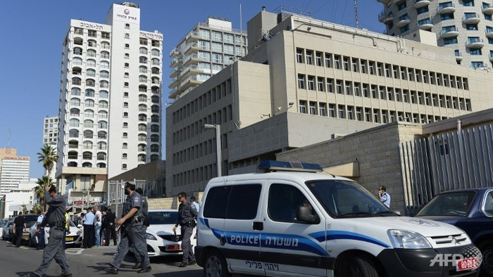 Đại sứ quán Mỹ tại Tel Aviv, Israel.