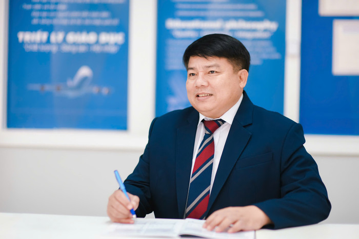 Phó Giáo sư, Tiến sĩ Trần Hoài An - Chủ tịch Hội đồng Học viện Hàng không Việt Nam. (Ảnh: NTCC) Thầy An.jpg