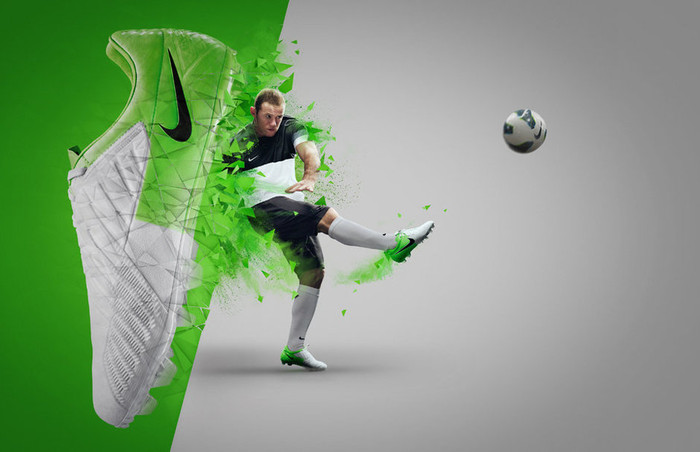 Giày Nike T90 LASER được thửa riêng cho Rooney.