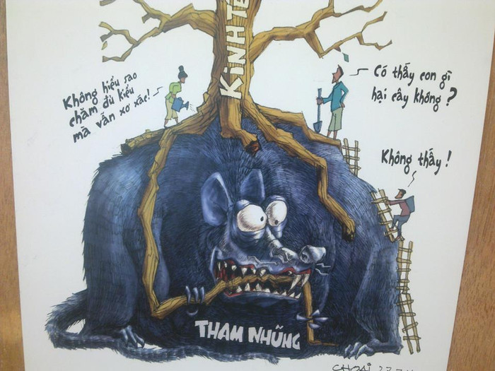 Tranh biếm họa báo chí: Nghiêng ngả chuyện đời qua từng nét vẽ ảnh 14 Tranh biếm họa báo chí: Nghiêng ngả chuyện đời qua từng nét vẽ ảnh 14