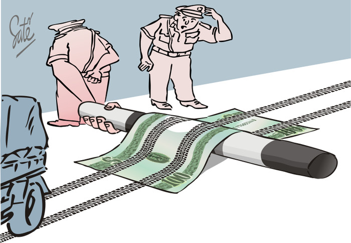 Tranh biếm họa báo chí: Nghiêng ngả chuyện đời qua từng nét vẽ ảnh 6 Tranh biếm họa báo chí: Nghiêng ngả chuyện đời qua từng nét vẽ ảnh 6