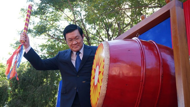 Chủ tịch nước Trương Tấn Sang gửi lời chúc mừng năm học mới ảnh 1