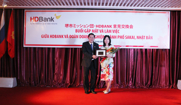 HDBank đẩy mạnh hợp tác với đối tác Nhật Bản. HDBank đẩy mạnh hợp tác với đối tác Nhật Bản.