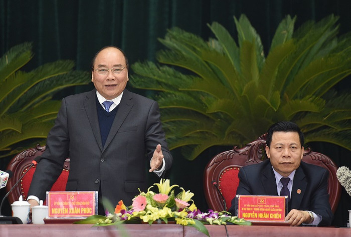 Thủ tướng Nguyễn Xuân Phúc cho biết, Việt Nam luôn tạo điều kiện thuận lợi để các doanh nghiệp nước ngoài đầu tư và phát triển ổn định tại Việt Nam. ảnh: VGP. Thủ tướng Nguyễn Xuân Phúc cho biết, Việt Nam luôn tạo điều kiện thuận lợi để các doanh nghiệp nước ngoài đầu tư và phát triển ổn định tại Việt Nam. ảnh: VGP.