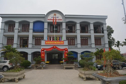 Trụ sở phường Đông Cương, TP. Thanh Hóa. Ảnh Minh Thảo. Trụ sở phường Đông Cương, TP. Thanh Hóa. Ảnh Minh Thảo.