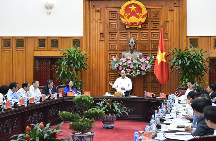 Thủ tướng Nguyễn Xuân Phúc làm việc với lãnh đạo chủ chốt tỉnh An Giang (ảnh: Văn phòng Chính phủ). Thủ tướng Nguyễn Xuân Phúc làm việc với lãnh đạo chủ chốt tỉnh An Giang (ảnh: Văn phòng Chính phủ).