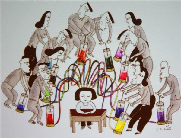 Tranh minh họa của Lý Trực Dũng