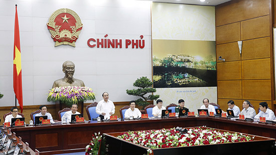 Họp Chính phủ (ảnh đăng trên Báo Công lý). Họp Chính phủ (ảnh đăng trên Báo Công lý).