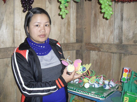 Những cô giáo mầm non ở đây là người nghệ sĩ, nhà thiết kế tài ba. Ảnh: Ngọc Khánh Những cô giáo mầm non ở đây là người nghệ sĩ, nhà thiết kế tài ba. Ảnh: Ngọc Khánh