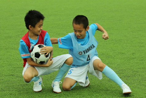 Nét hồn nhiên của các cầu thủ nhí Việt Nam. Nét hồn nhiên của các cầu thủ nhí Việt Nam.