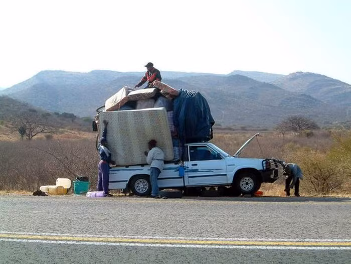 Vận tải kiểu Phi.(Xem clip: Suýt nát xương vì linh dương châu Phi)