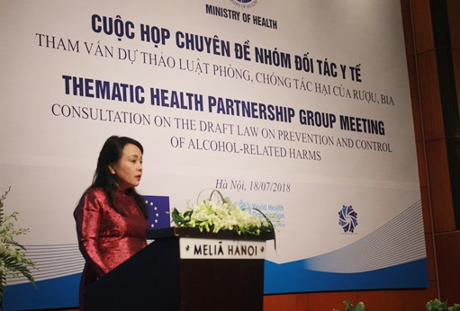 Bộ trưởng Y tế phát biểu tại hội nghị. ảnh: moh.gov.vn Bộ trưởng Y tế phát biểu tại hội nghị. ảnh: moh.gov.vn
