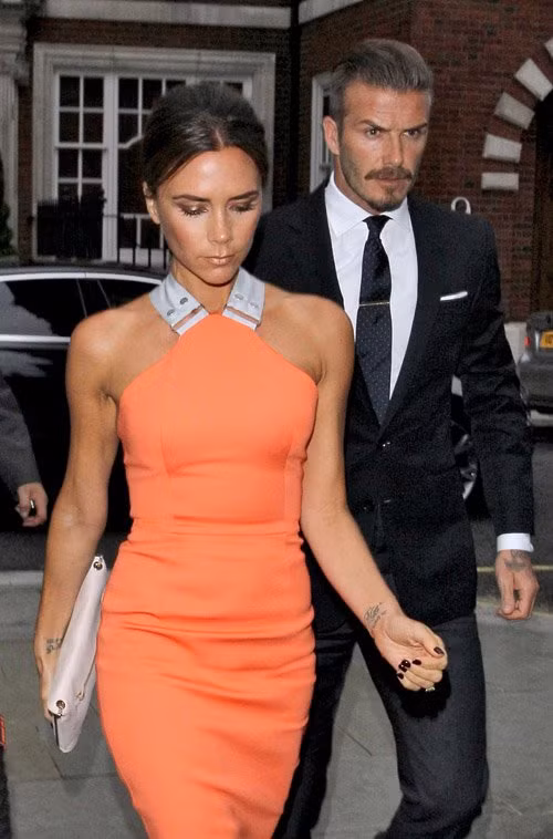 Vợ chồng David Beckham tới dự bữa tiệc sinh nhật của người bạn thân Simon Fuller