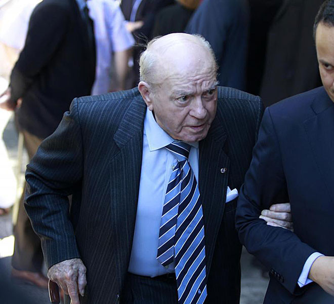 Chủ tịch danh dự của Real Madrid Alfredo Di Stefano