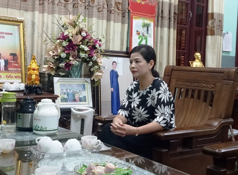 Bà Phạm Thị Hằng - Giám đốc Sở Giáo dục và Đào tạo Thanh Hóa. Ảnh: Thụy Du. Bà Phạm Thị Hằng - Giám đốc Sở Giáo dục và Đào tạo Thanh Hóa. Ảnh: Thụy Du.