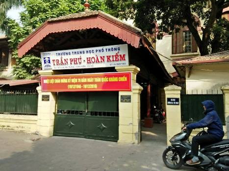 Trường THPT Trần Phú (ảnh: QUỐC TOẢN).