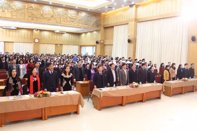 Toàn cảnh buổi lễ (Ảnh: tác giả cung cấp).