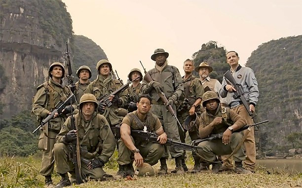 Các diễn viên tham gia "Kong: Skull Island" trên phim trường ở Việt Nam. (Nguồn: Entertainment Weekly). Các diễn viên tham gia "Kong: Skull Island" trên phim trường ở Việt Nam. (Nguồn: Entertainment Weekly).