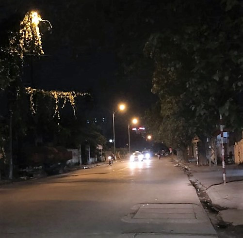 Đường Bạch Đằng đã có điện thắp sáng trở lại. Ảnh do người dân cung cấp. Đường Bạch Đằng đã có điện thắp sáng trở lại. Ảnh do người dân cung cấp.