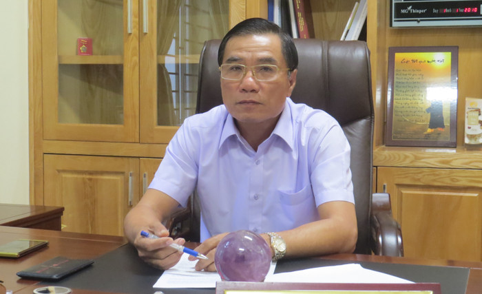 Ông Phạm Đăng Quyền, Phó Chủ tịch Ủy ban nhân dân tỉnh Thanh Hóa trả lời phỏng vấn Báo Điện tử Giáo dục Việt Nam. Ảnh của: QUỐC TOẢN. Ông Phạm Đăng Quyền, Phó Chủ tịch Ủy ban nhân dân tỉnh Thanh Hóa trả lời phỏng vấn Báo Điện tử Giáo dục Việt Nam. Ảnh của: QUỐC TOẢN.