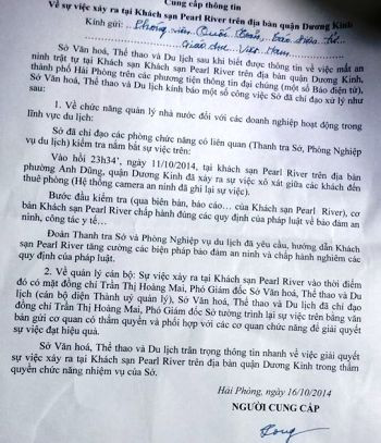 Sở VH - TT - DL Hải Phòng cung cấp thông tin cho báo chí Sở VH - TT - DL Hải Phòng cung cấp thông tin cho báo chí