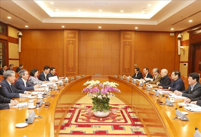 Quang cảnh cuộc họp. Ảnh: Trí Dũng/TTXVN Quang cảnh cuộc họp. Ảnh: Trí Dũng/TTXVN