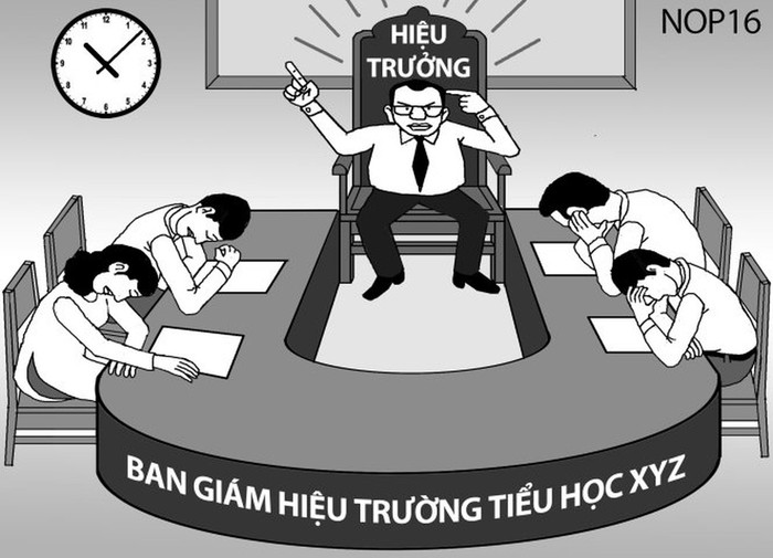 Hiệu trưởng lộng quyền trong nhà trường (Ảnh minh họa: NOP 16). Hiệu trưởng lộng quyền trong nhà trường (Ảnh minh họa: NOP 16).
