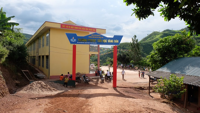 Trường phổ thông dân tộc bán trú Tiểu học Vàng Đán hôm nay (Ảnh: Lại Cường) Trường phổ thông dân tộc bán trú Tiểu học Vàng Đán hôm nay (Ảnh: Lại Cường)