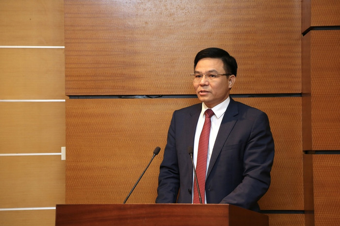 Tổng giám đốc Petrovietnam Lê Mạnh Hùng phát biểu. Tổng giám đốc Petrovietnam Lê Mạnh Hùng phát biểu.