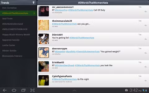 TweetCaster cho Twitter (miễn phí): TweetCaster thậm chí còn hữu dụng hơn là ứng dụng Twitter như khả năng tìm kiếm nâng cao, đăng lại các đoạn tweet, lọc nội dung, dễ dàng trong việc tạo danh sách...Giao diện ứng dụng này cũng vừa được nâng cấp để hoạt động tốt với Android 4.0 vào cuối năm ngoái với 1 số tính năng dành riêng cho máy tính bảng Android. TweetCaster cho Twitter (miễn phí): TweetCaster thậm chí còn hữu dụng hơn là ứng dụng Twitter như khả năng tìm kiếm nâng cao, đăng lại các đoạn tweet, lọc nội dung, dễ dàng trong việc tạo danh sách...Giao diện ứng dụng này cũng vừa được nâng cấp để hoạt động tốt với Android 4.0 vào cuối năm ngoái với 1 số tính năng dành riêng cho máy tính bảng Android.