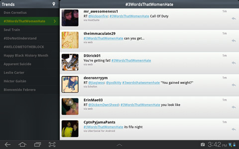 TweetCaster cho Twitter (miễn phí): TweetCaster thậm chí còn hữu dụng hơn là ứng dụng Twitter như khả năng tìm kiếm nâng cao, đăng lại các đoạn tweet, lọc nội dung, dễ dàng trong việc tạo danh sách...Giao diện ứng dụng này cũng vừa được nâng cấp để hoạt động tốt với Android 4.0 vào cuối năm ngoái với 1 số tính năng dành riêng cho máy tính bảng Android. TweetCaster cho Twitter (miễn phí): TweetCaster thậm chí còn hữu dụng hơn là ứng dụng Twitter như khả năng tìm kiếm nâng cao, đăng lại các đoạn tweet, lọc nội dung, dễ dàng trong việc tạo danh sách...Giao diện ứng dụng này cũng vừa được nâng cấp để hoạt động tốt với Android 4.0 vào cuối năm ngoái với 1 số tính năng dành riêng cho máy tính bảng Android.