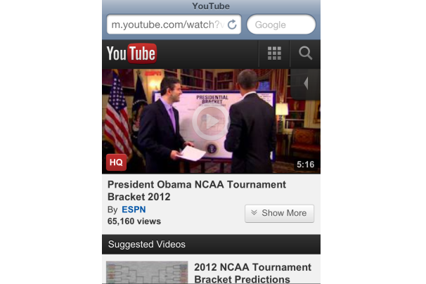 YouTube (m.youtube.com): Với mục đích phục vụ người dùng tải lên cũng như thưởng thức video trực tuyếnVì trang web dành cho thiết bị di động được làm để hoạt động được cả với mạng EDGE, do vậy kể cả điện thoại di động đang sử dụng với các mạng cũ cũng có thể xem video với chất lượng tốt. YouTube (m.youtube.com): Với mục đích phục vụ người dùng tải lên cũng như thưởng thức video trực tuyếnVì trang web dành cho thiết bị di động được làm để hoạt động được cả với mạng EDGE, do vậy kể cả điện thoại di động đang sử dụng với các mạng cũ cũng có thể xem video với chất lượng tốt.