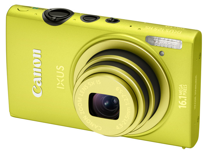 Máy ảnh Canon IXUS 125HS: Độ phân giải tối đa 16,1 megapixels, zoom quang học 5x, công nghệ xử lý ảnh DIGIC 5, ống kính Canon góc rộng 24mm, màn hình LCD 3.0”(7.5 cm) 461.000 điểm ảnh. Quay phim chuẩn Full HD 1920x1080 24fps. Giá tham khảo: 8,2 triệu đồng Máy ảnh Canon IXUS 125HS: Độ phân giải tối đa 16,1 megapixels, zoom quang học 5x, công nghệ xử lý ảnh DIGIC 5, ống kính Canon góc rộng 24mm, màn hình LCD 3.0”(7.5 cm) 461.000 điểm ảnh. Quay phim chuẩn Full HD 1920x1080 24fps. Giá tham khảo: 8,2 triệu đồng